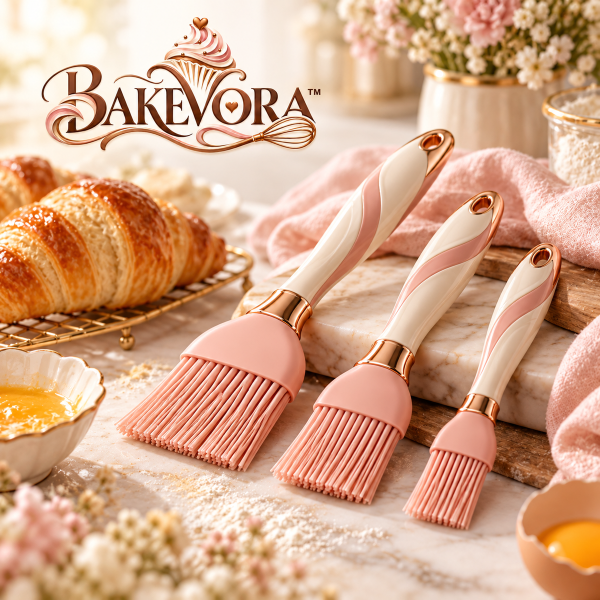Bakevora™ Pastry Brush Set