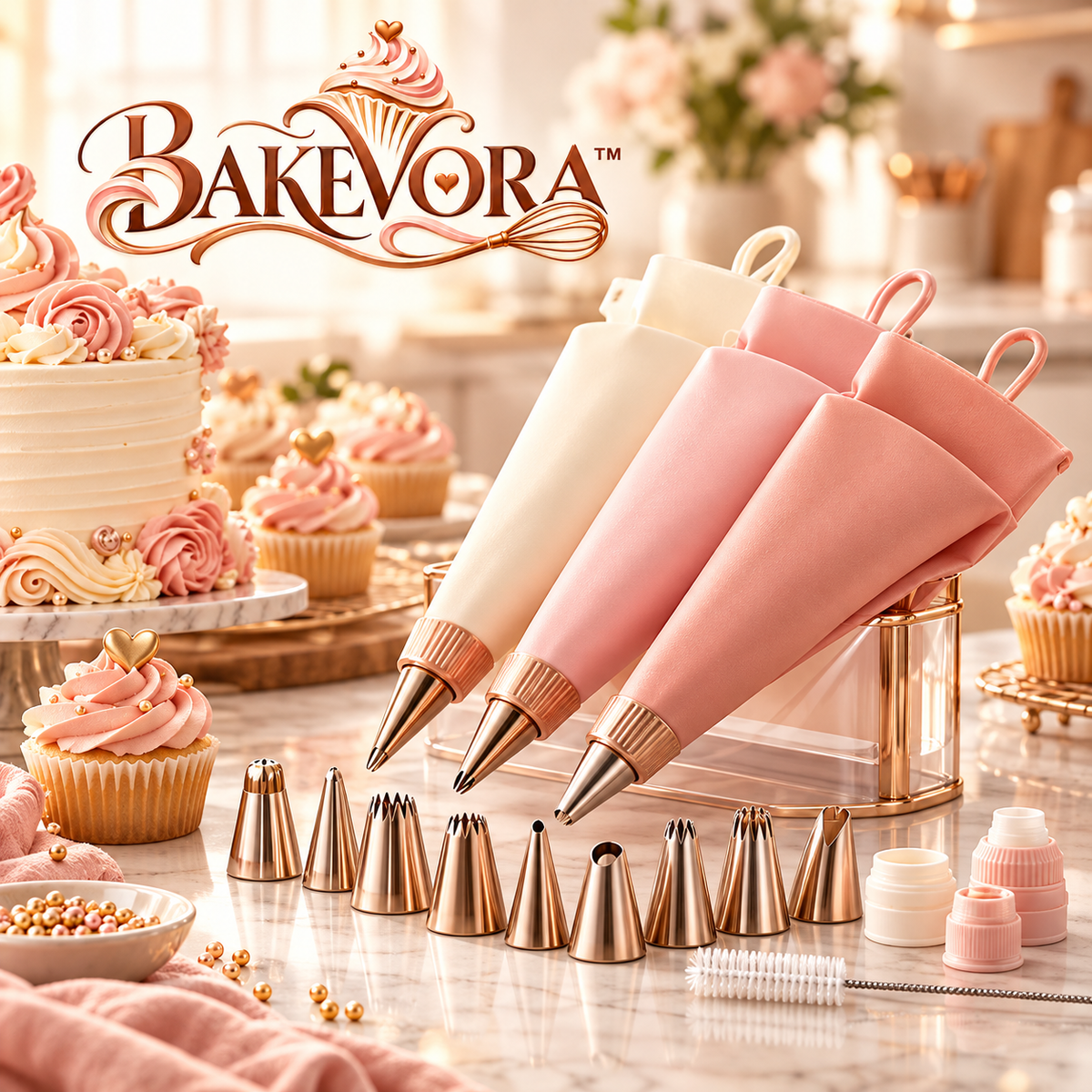 Bakevora™ Piping Bag Set