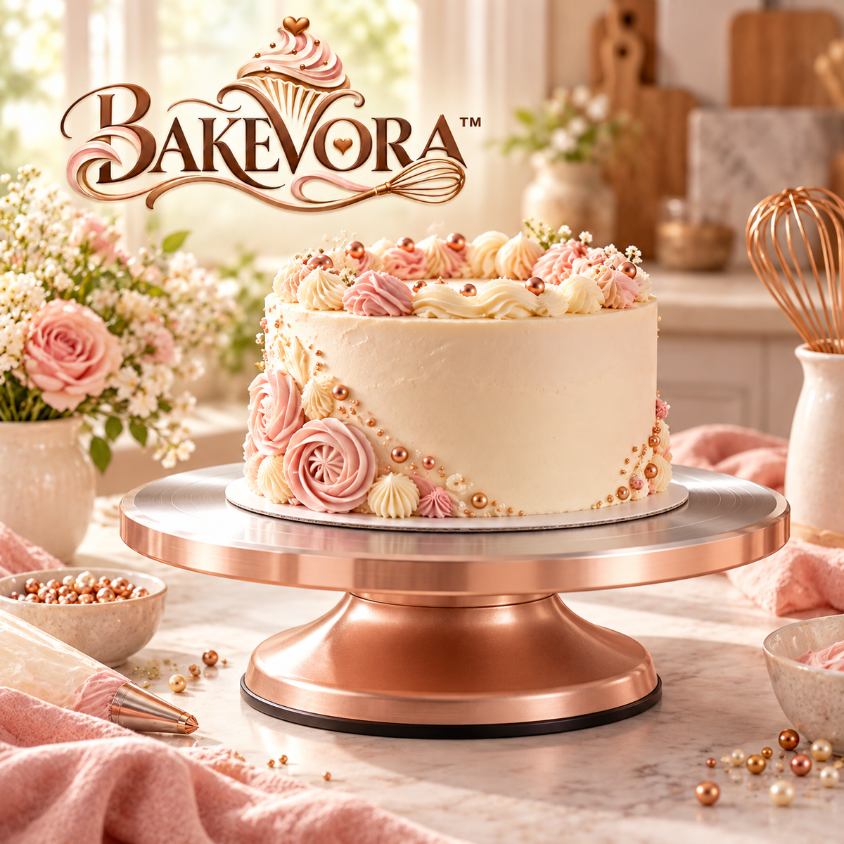 Bakevora™ Cake Turntable
