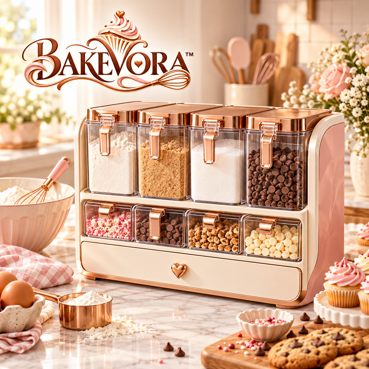 Bakevora™ Baking Ingredient Organizer