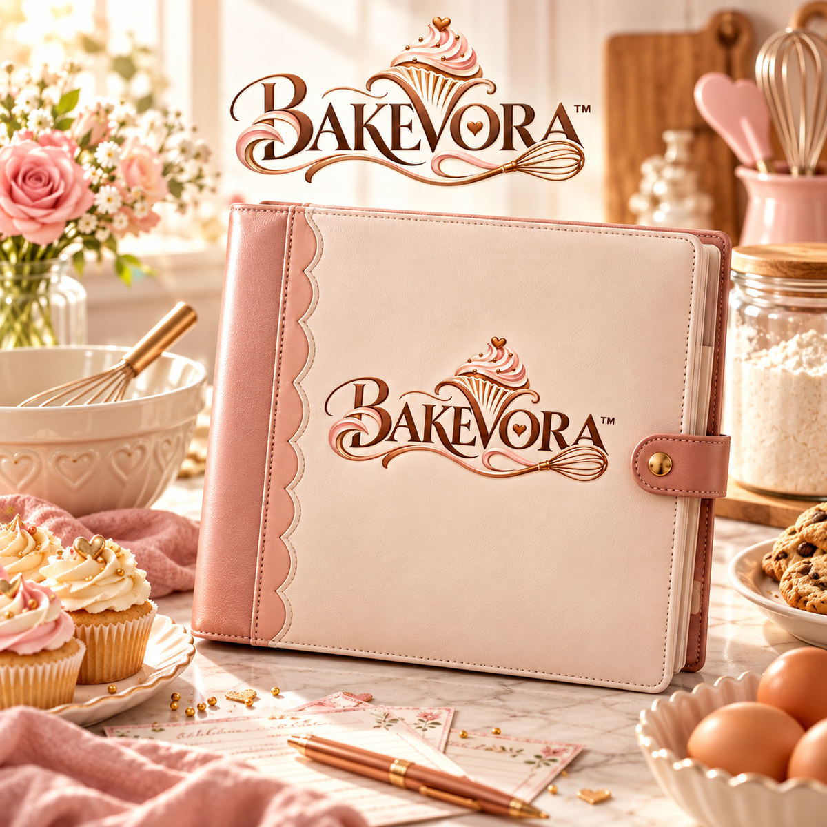 Bakevora™ Recipe Organizer Binder