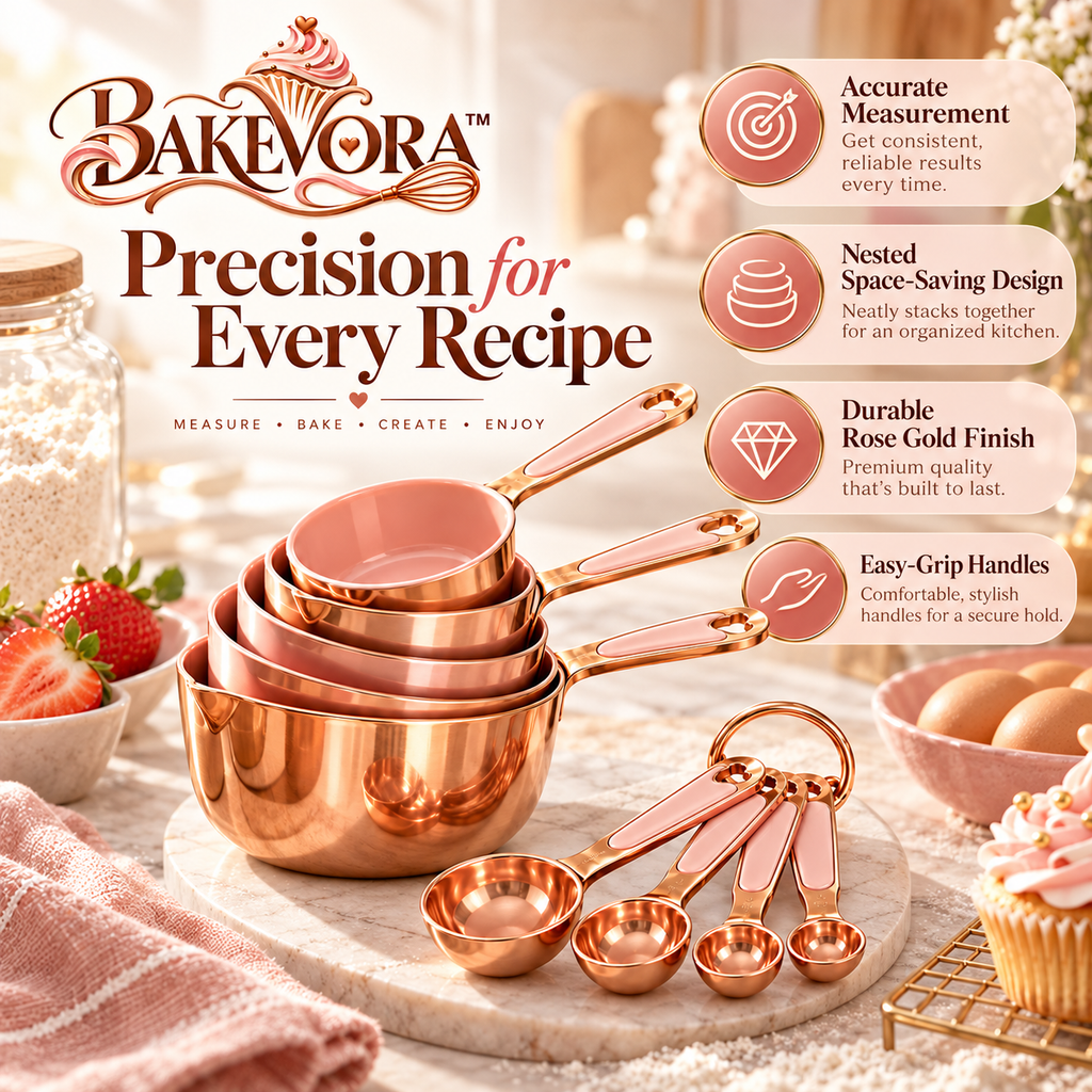 Bakevora™ Measuring Cup & Spoon Set