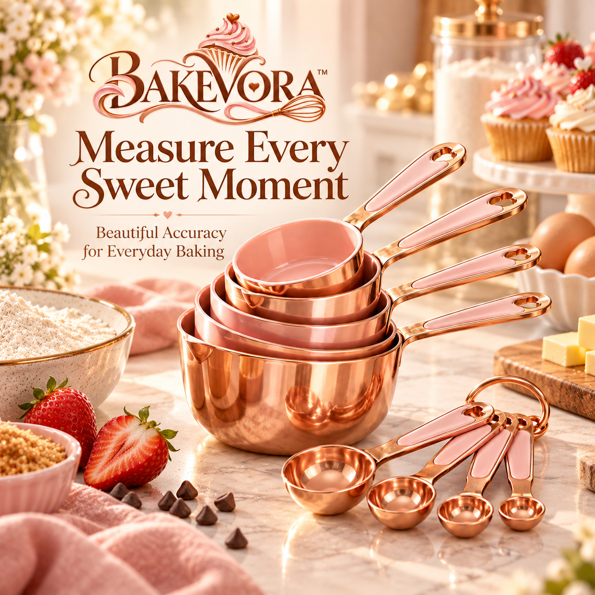 Bakevora™ Measuring Cup & Spoon Set