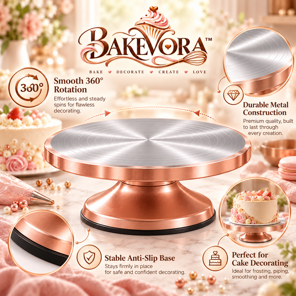 Bakevora™ Cake Turntable