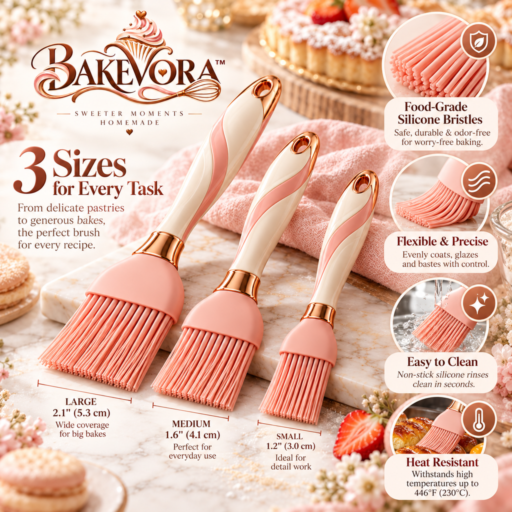 Bakevora™ Pastry Brush Set