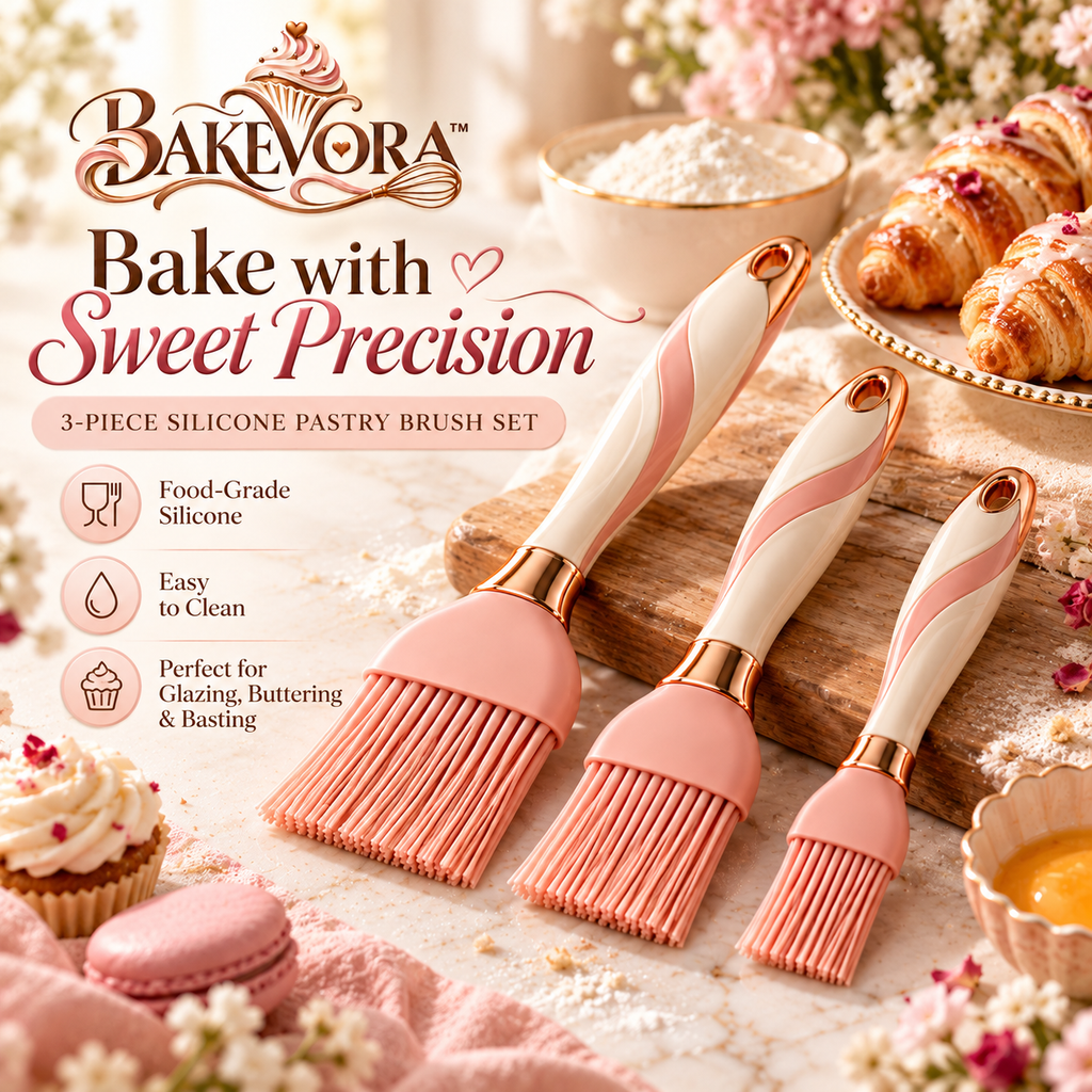 Bakevora™ Pastry Brush Set