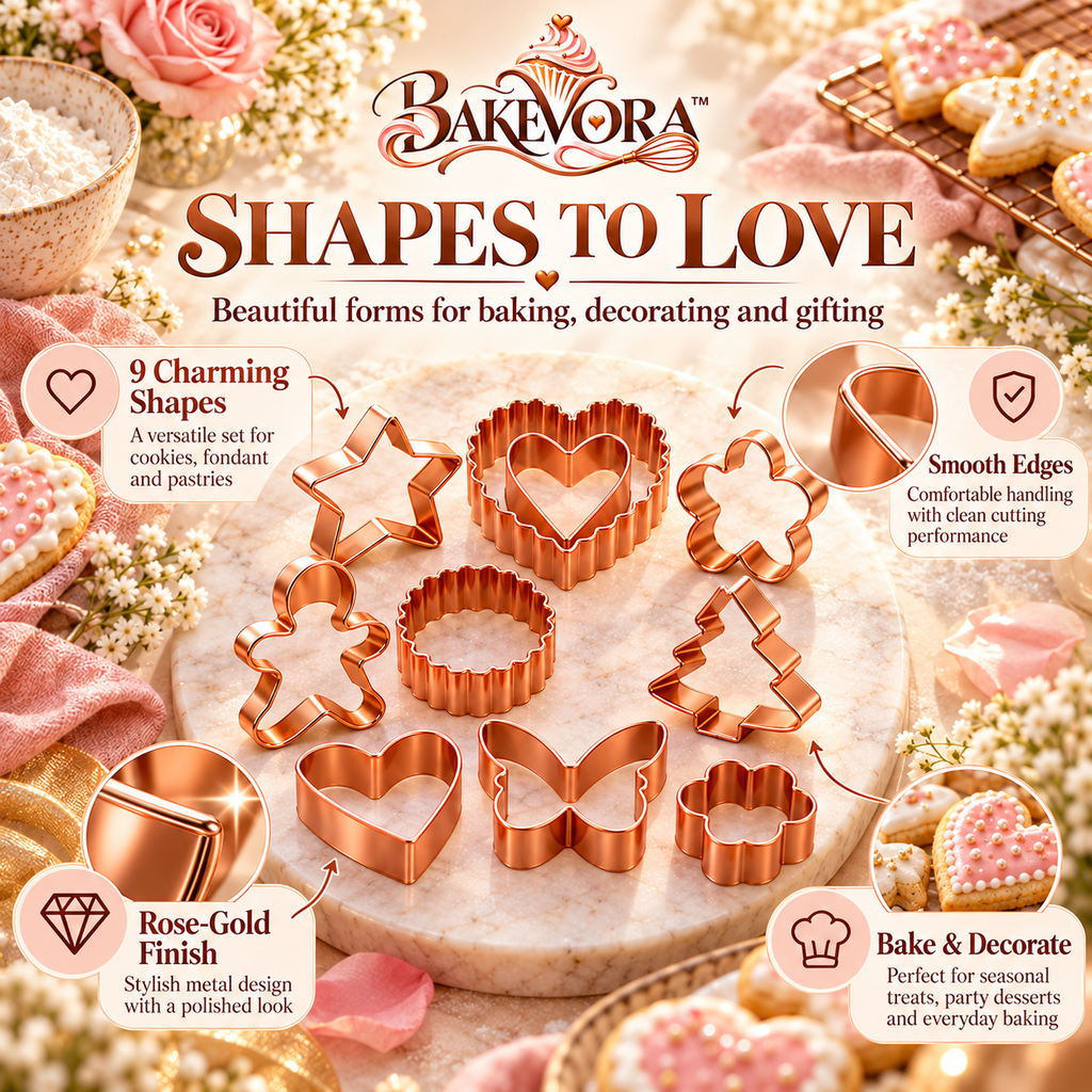 Bakevora™ Cookie Cutter Set